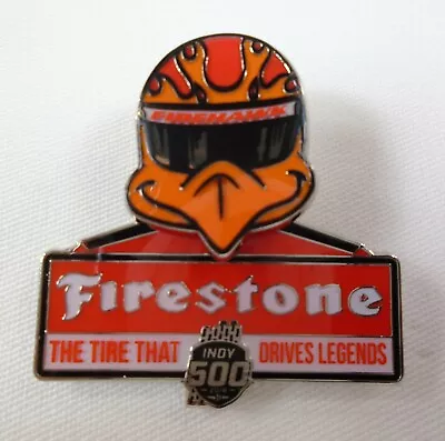 2019 Indy 500 The Tire That Drives Legends Firestone Bobblehead Collector Pin • $19.99