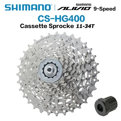 Shimano Alivio CS-HG400 9 Speed 11T-34T MTB Mountain Bike Bicycle Cassette • $45.05