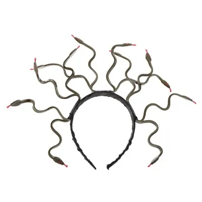 Medusa Snake Costume Headband Novelty Carnival Mardi Gras Party Supplies • £7.78