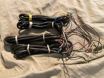 Western Electric Telephone E1/F1 [H3A] Rubber Handset Cords Lot Of (4) • $24.99