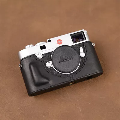 Leather Half Case For Leica M10  M10M M10P Camera Handmade Retro Protective Case • $72.06