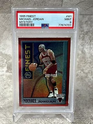 1995 Topps Finest Michael Jordan Mystery #M1 PSA 9 Mint • $84.99