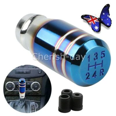 $19.09 • Buy Burnt Blue Universal MT Manual 5 Speed Car Gear Lever Stick Shift Knob Shifter Z