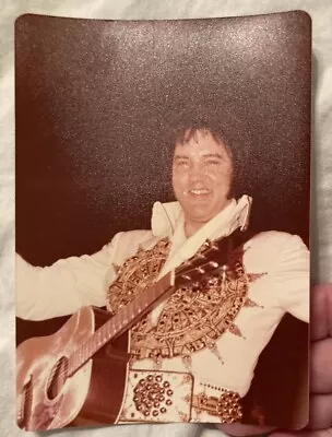 ELVIS PRESLEY 3.5x 5 Original Photo  Free Shipping Photographer Stamped Leech • $2.99