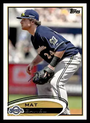 2012 Topps #472 Mat Gamel   Milwaukee Brewers • $1.50