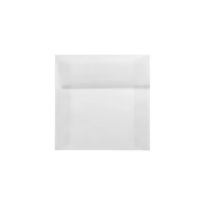 LUX 6 X 6 Square Envelopes 50/Pack Clear Translucent (8525-50-50) • $30.55
