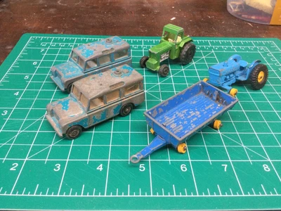 £5 • Buy Vintage Diecast Metal Farm Vehicles Bundle 1970s 1980s Matchbox