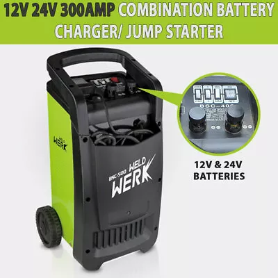 NEW 12V 24V 300Amp Combination Battery Charger / Jump Starter • $2600