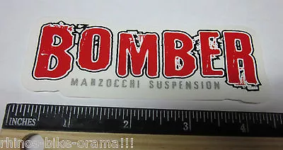 4.5  MARZOCCHI BOMBER FREE RIDE Mountain Bike MX Race Suspension DECAL STICKER • $8.82