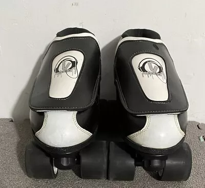 VNLA Jr Tuxedo Roller Jam Skates Mens 9 Womens 10  Vanilla • $129