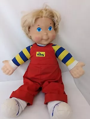 1990 Vintage My Buddy Doll Playskool  Blonde Hair Blue Eyes Original Clothing • $25