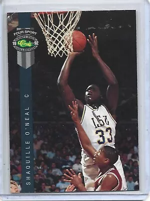 Shaquille O'Neal - 1992 Classic Four Sport Draft Pick #1 • $2.49