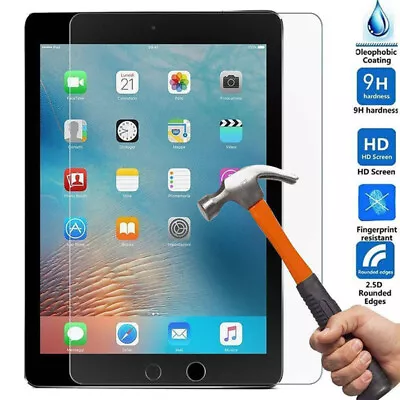 2x Tempered Glass Screen Protector For IPad 5/6/7/8/9th Gen Air 5th 4th Pro 11  • $18.19