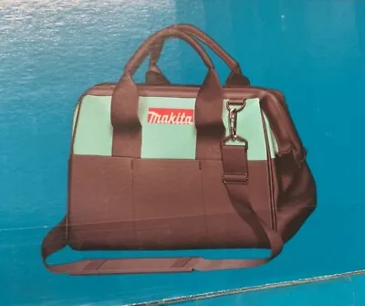 Makita 14  36cm Heavy Duty Contractor Tool Bag Open Mouth Toolbag LXT Storage • £21.99