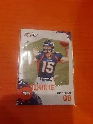$2 • Buy 2010 Score #396 Tim Tebow Rookie RC Denver Broncos Football Card 