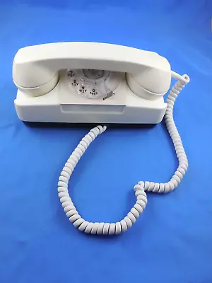 Vintage Cream-Colored Corded Telephone Land Line Rotary Dial GTE AE • $5