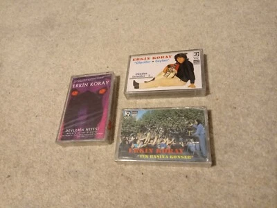 $18.72 • Buy Erkin Koray - Turkish Rock Legend Orig. Sealed 3x Cassettes Lot