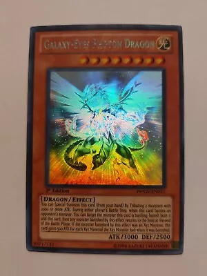Yugioh Galaxy-Eyes Photon Dragon PHSW-EN011 Ghost Rare 1st Edition • £500