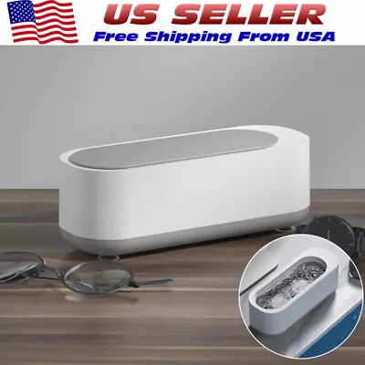 Ultrasonic Cleaner Machine Sonic Wave Tank Jewelry Watch Glasses Cleaning Box • $7.96