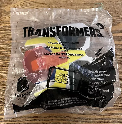 2016 McDonalds Transformers STRONGARM MASK Happy Meal Toy # 6 New Hole In Bag • $3.39