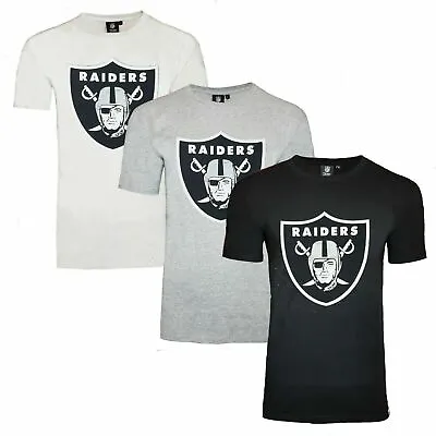 NFL Oakland Raiders Logo T Shirt Mens XS S M American Football Jersey • £6.95