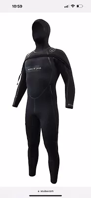 Aqualung Solafx 8/7 Mens Semi Dry Suit Large-Tall - Excellent Condition Wetsuit • $199