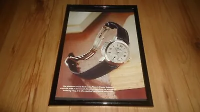 £11.99 • Buy AUDEMARS PIGUET MINUTE REPEATER CARILLION WATCH-1998 Framed Original Advert