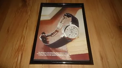 AUDEMARS PIGUET MINUTE REPEATER CARILLION WATCH-1998 Framed Original Advert • £11.99
