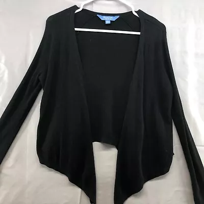 Simply Vera Vera Wang Black Long Sleeve Knit Cardigan Size S Women Casual • $10.99