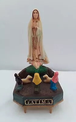 Our Lady Of Fatima Vintage Tabletop Alter Statue Portugal Apparition Christian • $19.99