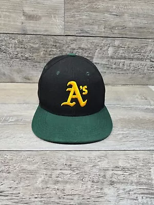 Oakland Athletics Hat Black Cap Adjustable SnapBack Adult Embroidered  • $6.97