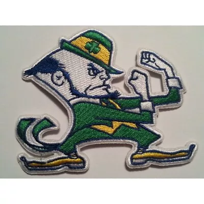 Notre Dame Fighting Irish~Embroidered PATCH~3 5/8  X 2 7/8 ~Iron Or Sew On~NCAA • $5.25