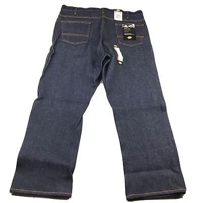 Dickies Jeans Mens 40X30 Blue Denim Regular Fit Fits Over Boots Work Jean NWT • $21.87
