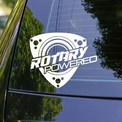 Rotary Powered Wankel Silhouette Car Decal Sticker For Mazda RX7 FD 12A 13B JDM • $8.99