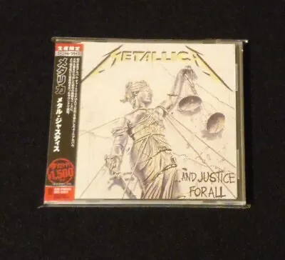 Metallica- And Justice For All  ( Limited Edition Japan Import CD) 2013 • $7.99