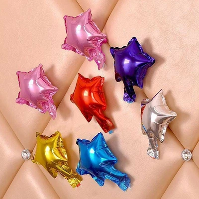 $1.69 • Buy 5PCS 5inch Star Foil Balloon Set  Mini Star Shaped Balloons Party Decoration