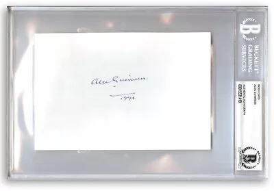 Alec Guinness Signed Autographed Index Card Star Wars Obi Wan Kenobi BAS 1419 • $599.99