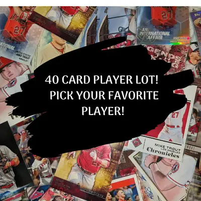 40 Card Lot Player Packs Inserts/Parallels/Rookies Pick Your Favorite Player R-Z • $15.26