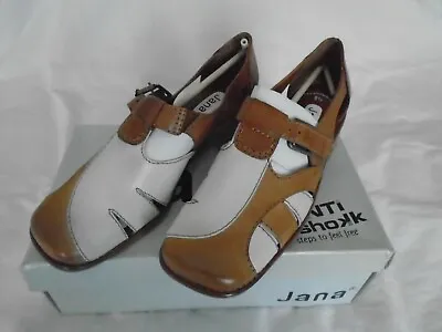 £19.99 • Buy Jana Anti Shokk Shoes In Brown & Beige Uk Size 5.5 New Old Shop Stock