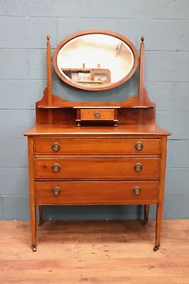 £380 • Buy Edwardian Arts And Crafts Walnut Dressing Table, Dressing Chest (101044)