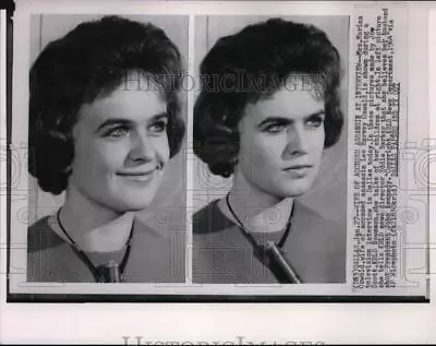 1964 Press Photo Mrs. Marina Oswald In A Television Interview In Dallas • $19.99