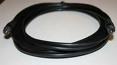 Mini-Din 9 Pin Male To Male 15 Ft Black Cable B Type PLEASE READ • $19.95