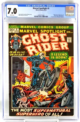 Marvel Spotlight #5 CGC 7.0 1972 1st Appearance Ghost Rider • $1650