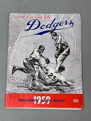1959 LA Dodgers Team Yearbook Magazine  Sandy Koufax Vin Scully Don Drysdale • $52.79