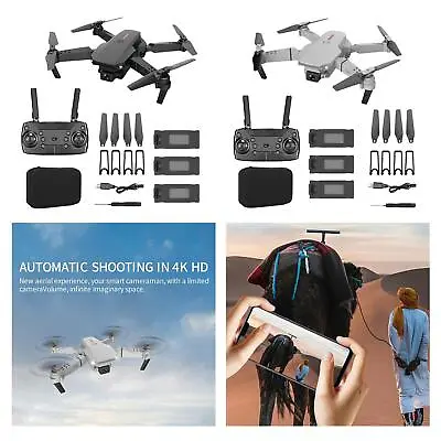 Mini RC Drone With 4K HD Dual Camera RC Helicopter Quadcopter Toys 3 Batteries • $40.99