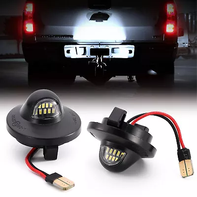 $9.75 • Buy 2X LED License Plate Light Rear Bumper Tag Assembly Lamp For Ford F150 F250 F350