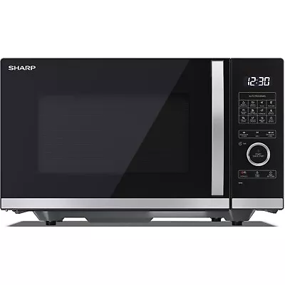 Sharp 25L 900W Digital Flatbed Microwave With Grill - Black YCQG254AUB • £157.86