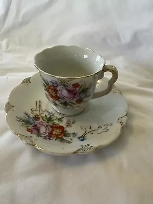 Made In Occupied Japan Mini Tea Cup And Saucer • $15