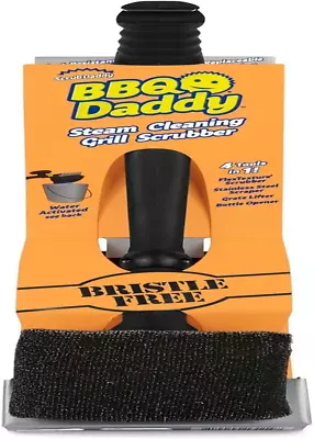 BBQ Daddy Grill Brush - Bristle Free Steam Cleaning Scrubber With Armortec Steel • $59.12