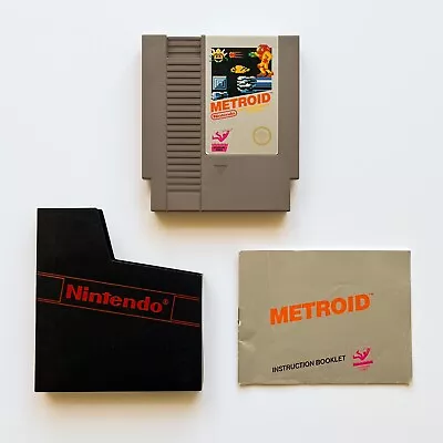 Metroid *5 Screw* NES (Nintendo Entertainment System) Tested W/Booklet + Sleeve • $12.50